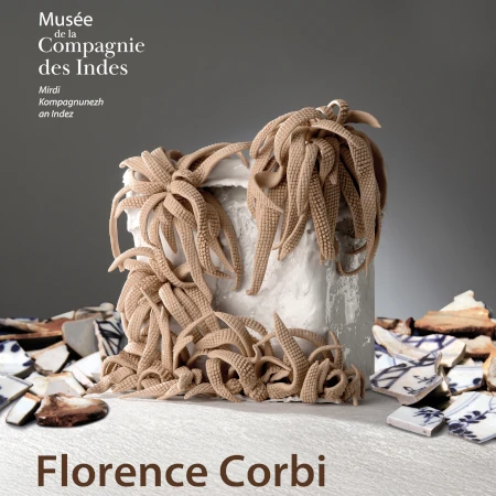 Affiche de l'exposition de Florence Corbi au Musée de la Compagnie des Indes