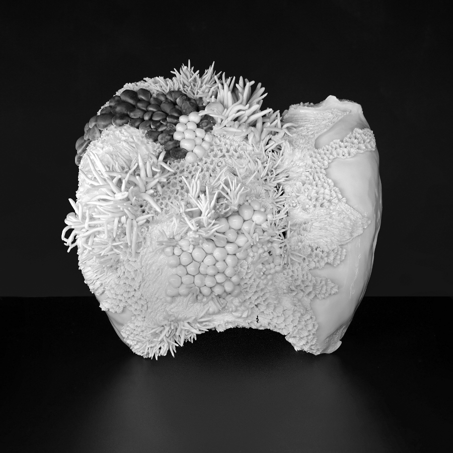 Florence Corbi - Sculpture "Eneïde I" Porcelaine Blanc de Chine