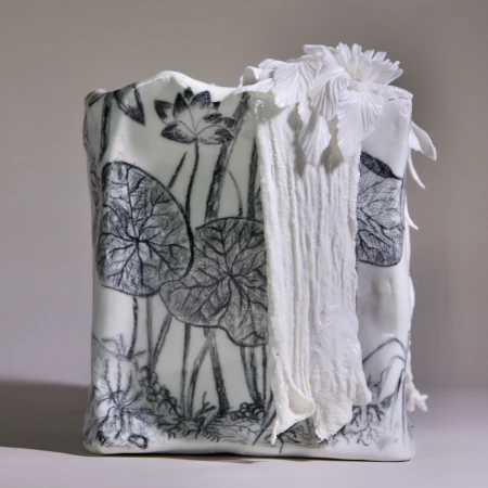 DIODORE - Sculpture en porcelaine de Florence Corbi