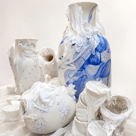 DEEP SEA - Sculptures en porcelaine de Florence Corbi