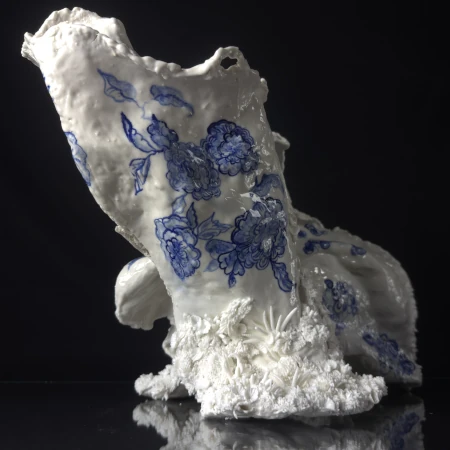JARDINS DE MAITRE WU - Sculpture en porcelaine de Florence Corbi