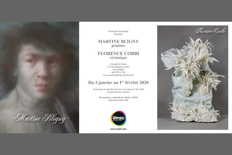 Lyon Exposition Martine Bligny - Florence Corbi